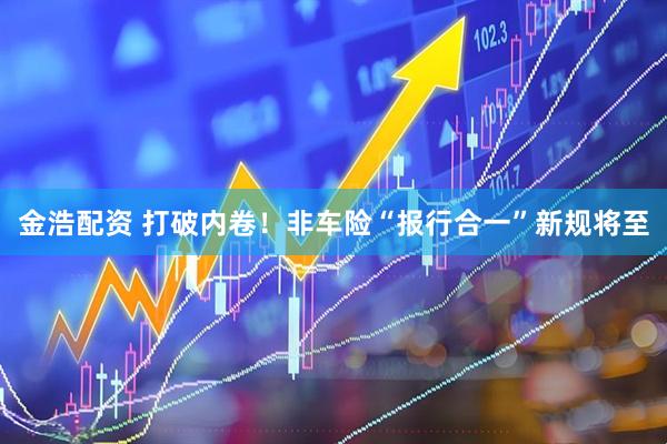 金浩配资 打破内卷!非车险“报行合一”新规将至