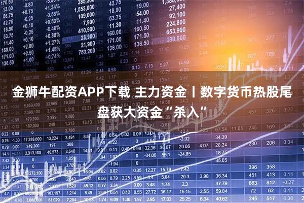 金狮牛配资APP下载 主力资金丨数字货币热股尾盘获大资金“杀入”